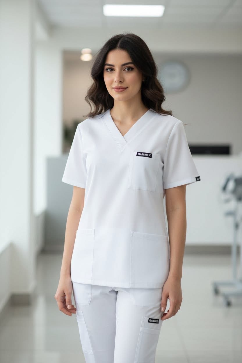 TS10 طقم طبي قماش قطني مستورد 2026 - الصورة 2